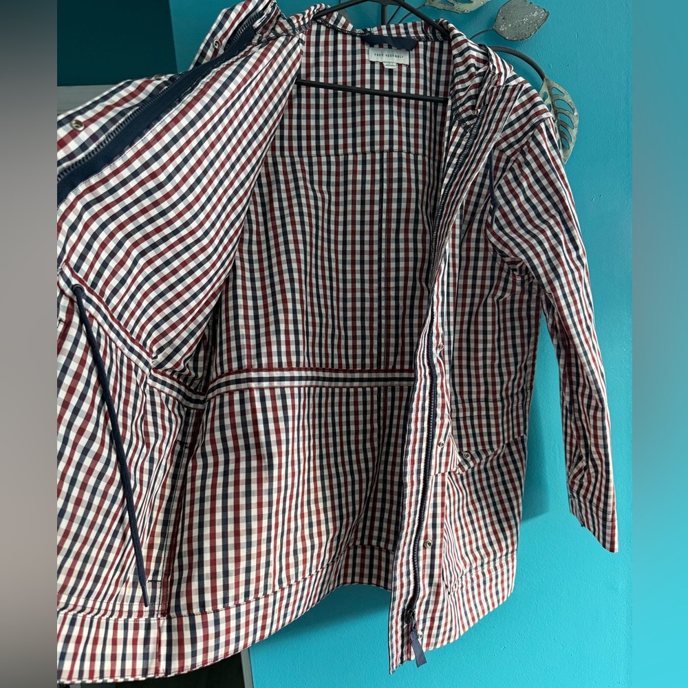 Red and Blue Checkered Jacket